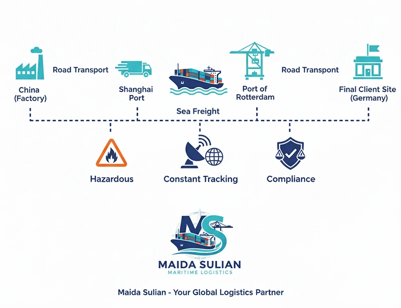End-to-End Delivery of High-Value Chemicals from China to Germany